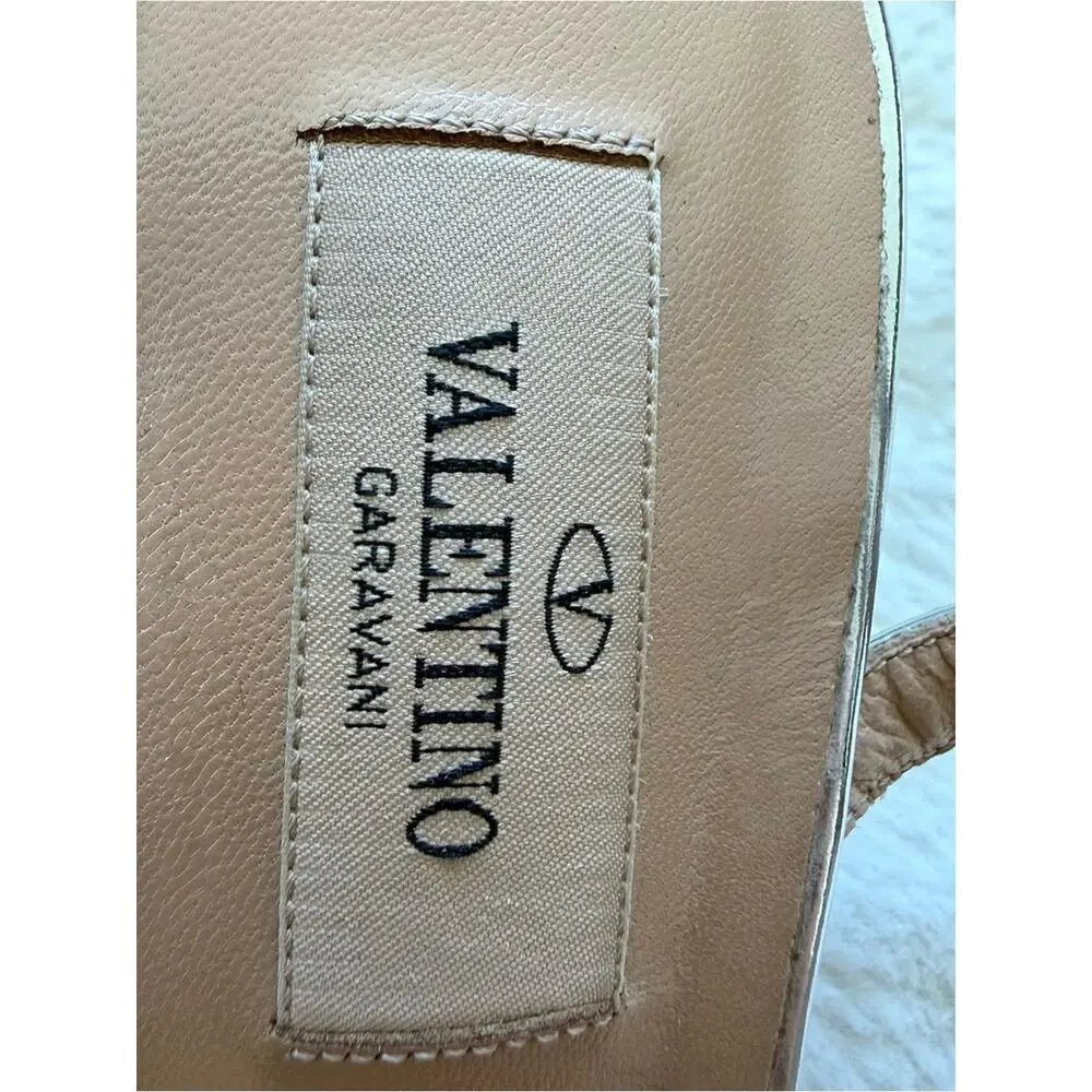 Valentino Garavani women gladiator heels shoes size 38,5 EU Authentic